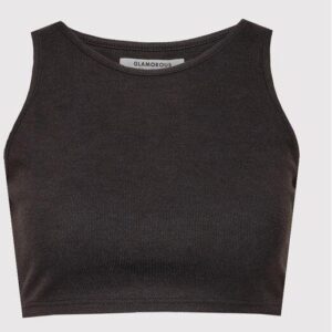Glamorous Top AN4204 Czarny Regular Fit