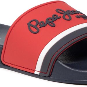 Klapki PEPE JEANS - Slider Portobello PMS70108 Navy 595