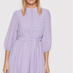Selected Femme Sukienka codzienna Fiona 16083343 Fioletowy Regular Fit