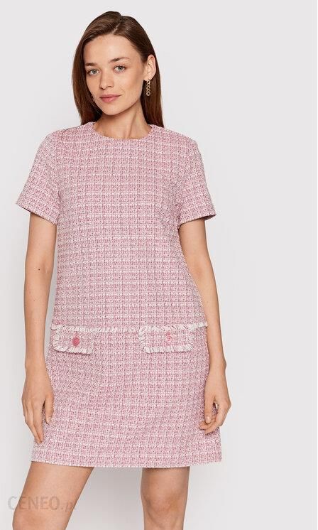 United Colors Of Benetton Sukienka codzienna 41ZTDV00F Różowy Regular Fit