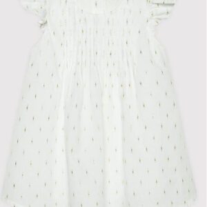 United Colors Of Benetton Sukienka elegancka 44GA5VF80 Biały Regular Fit